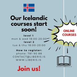 Our Icelandic courses start soon!