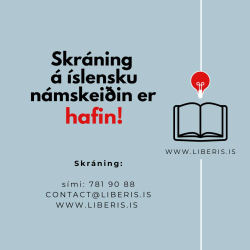 Skráning á íslensku námskeiðin er hafin!